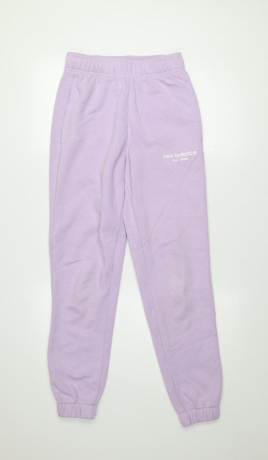 New Balance Womens Purple XS Jogger Sweatpants Activewear