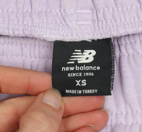 New Balance Womens Purple XS Jogger Sweatpants Activewear