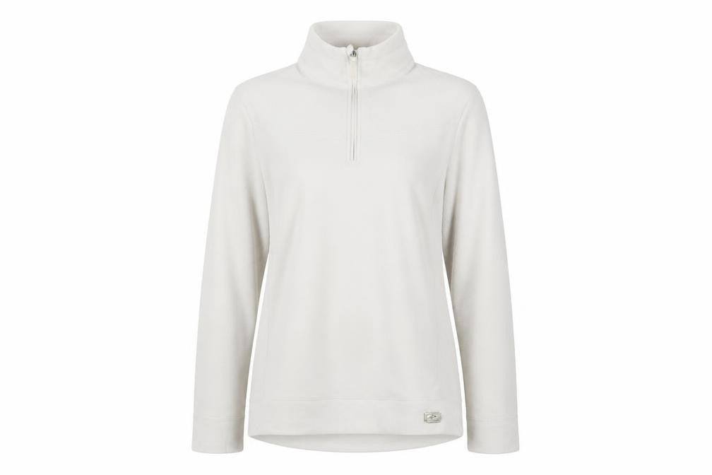 Womens UK M Relaxed Champion White Pullover Sweatshirt