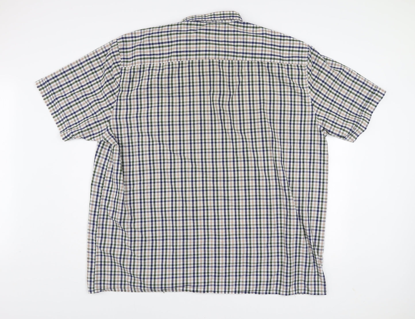 Champion Men’s Multicoloured Check Short Sleeve 3XL Button-Up Shirt