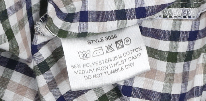 Champion Men’s Multicoloured Check Short Sleeve 3XL Button-Up Shirt