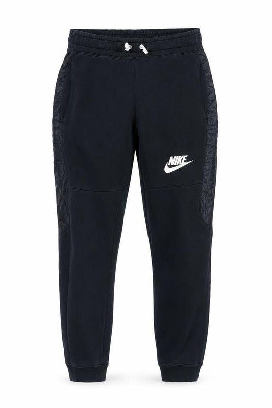 Nike Men's Black Small Jogger Sweatpants with Side Panels