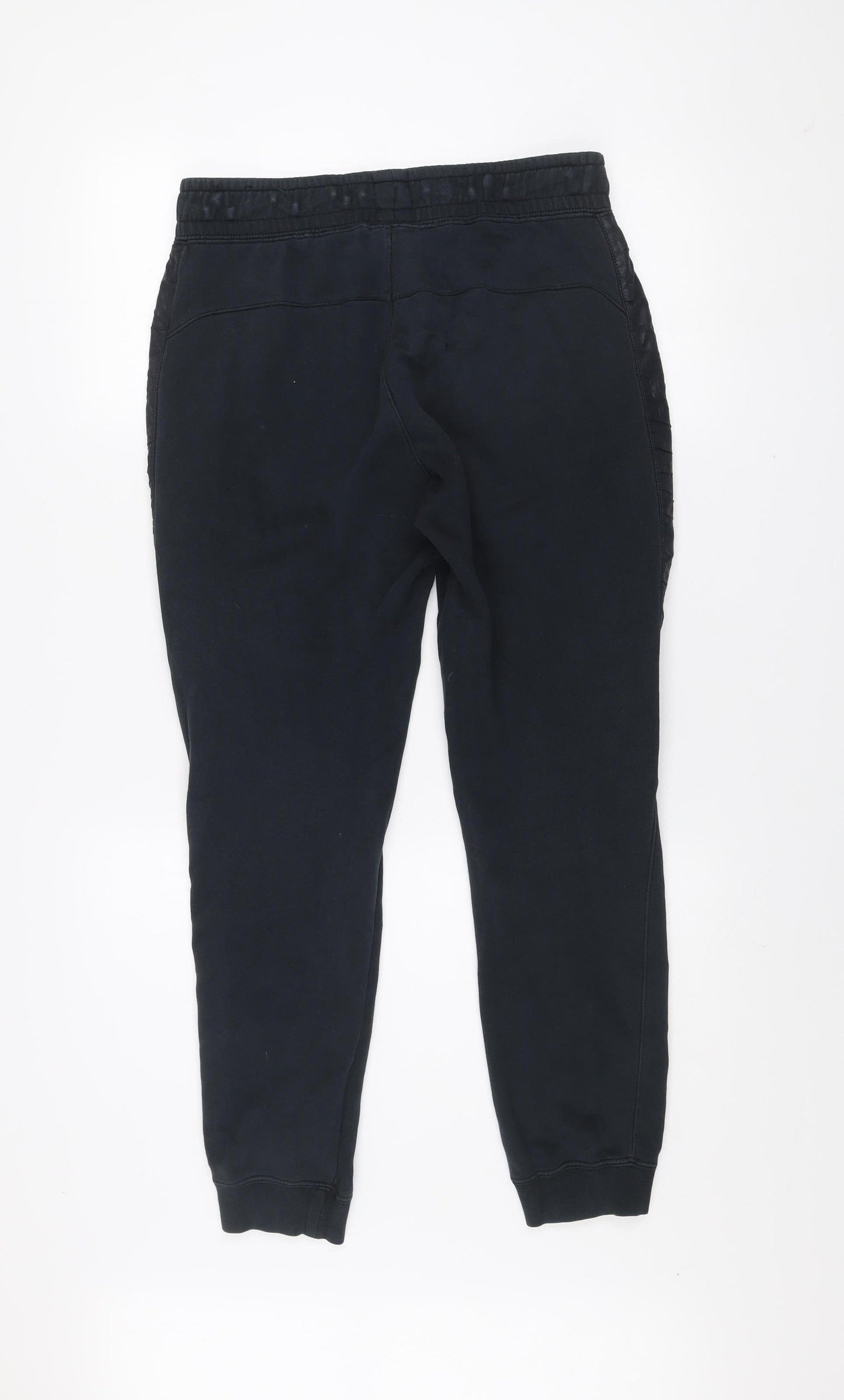 Nike Men's Black Small Jogger Sweatpants with Side Panels