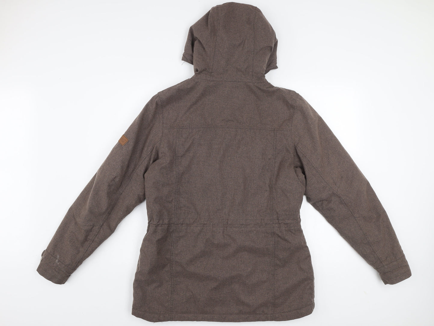 Regatta Women’s Brown Hooded Parka Jacket Size 16 Lined Waterproof