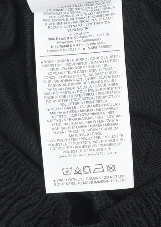 Nike Women's Black XL Dri-Fit Tapered Track Pants