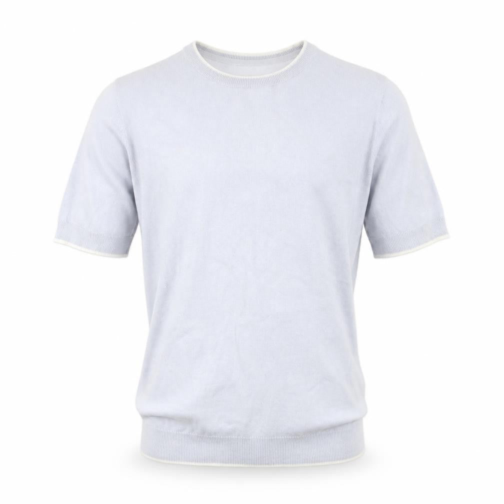Kin Men’s Blue Cotton Short Sleeve Knit Top Size M