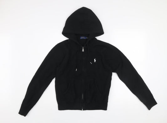 Ralph Lauren Men's Black Full Zip Hoodie Size M Classic Fit