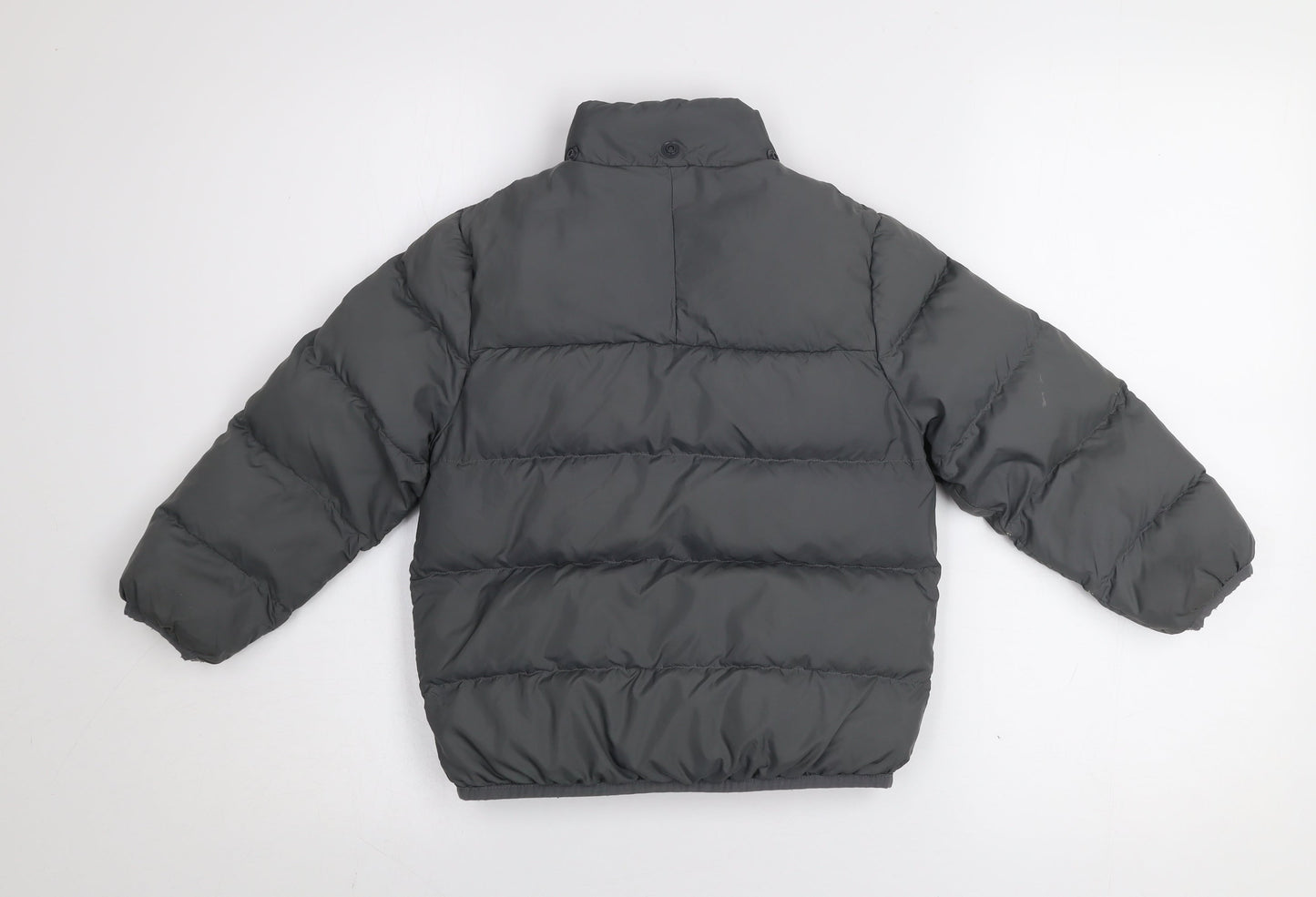 adidas Boys Grey 5-6 Years Puffer Jacket Winter Lightweight Coat