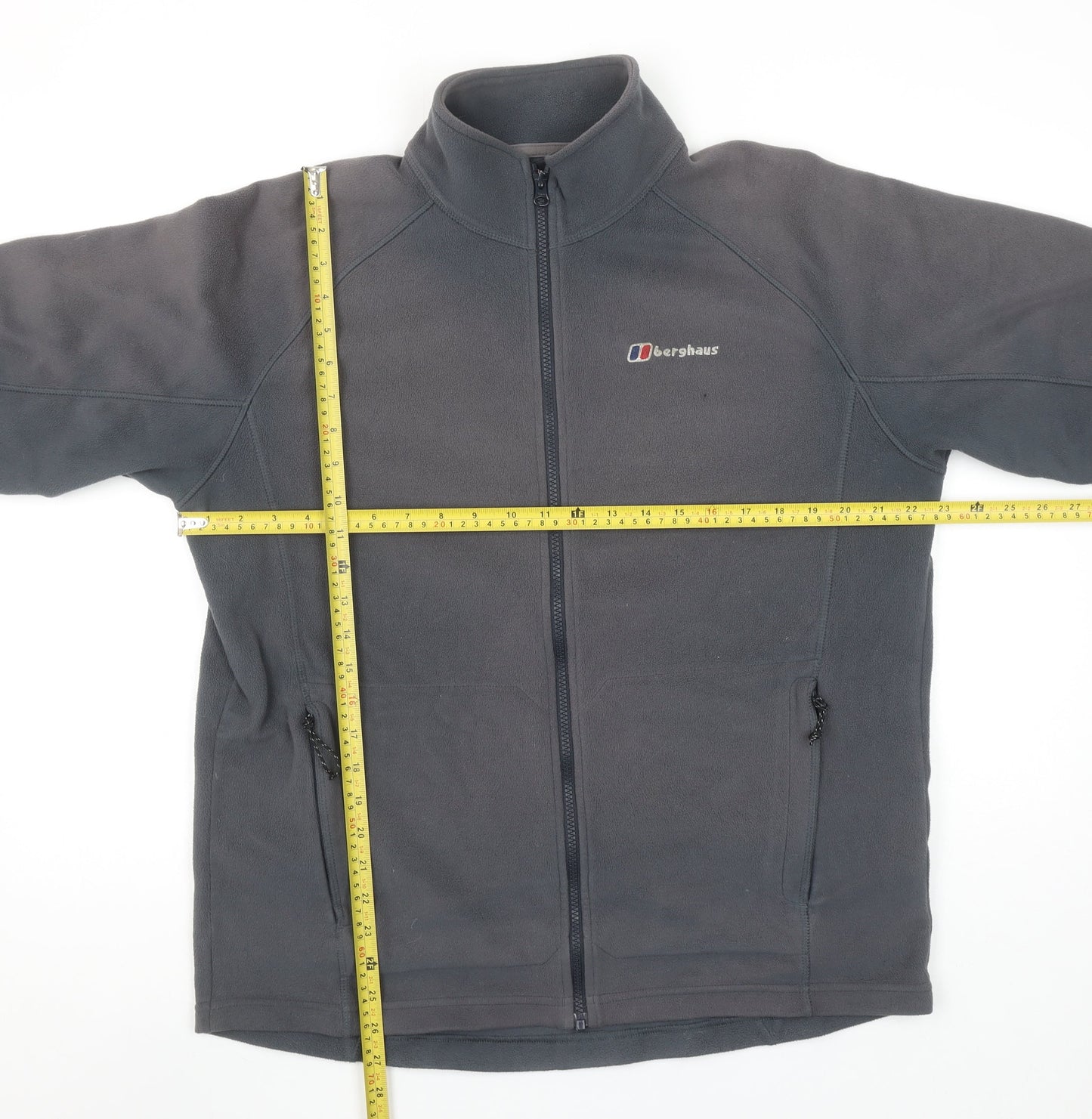 Berghaus Men's Grey L Fleece Full Zip Outdoor Jacket