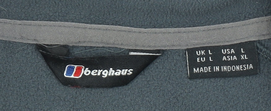 Berghaus Men's Grey L Fleece Full Zip Outdoor Jacket