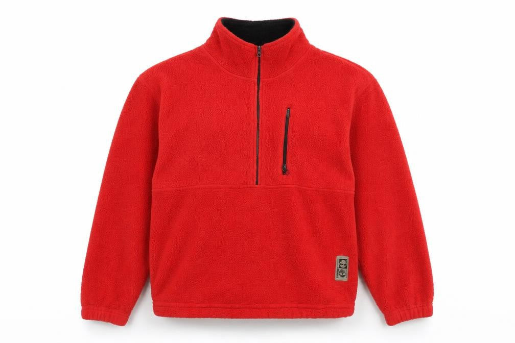 Mens UK L Regular Timberland Red Pullover Sweatshirt
