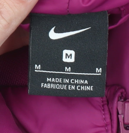 Nike Men’s Purple Manchester City Hooded Parka Jacket Size M