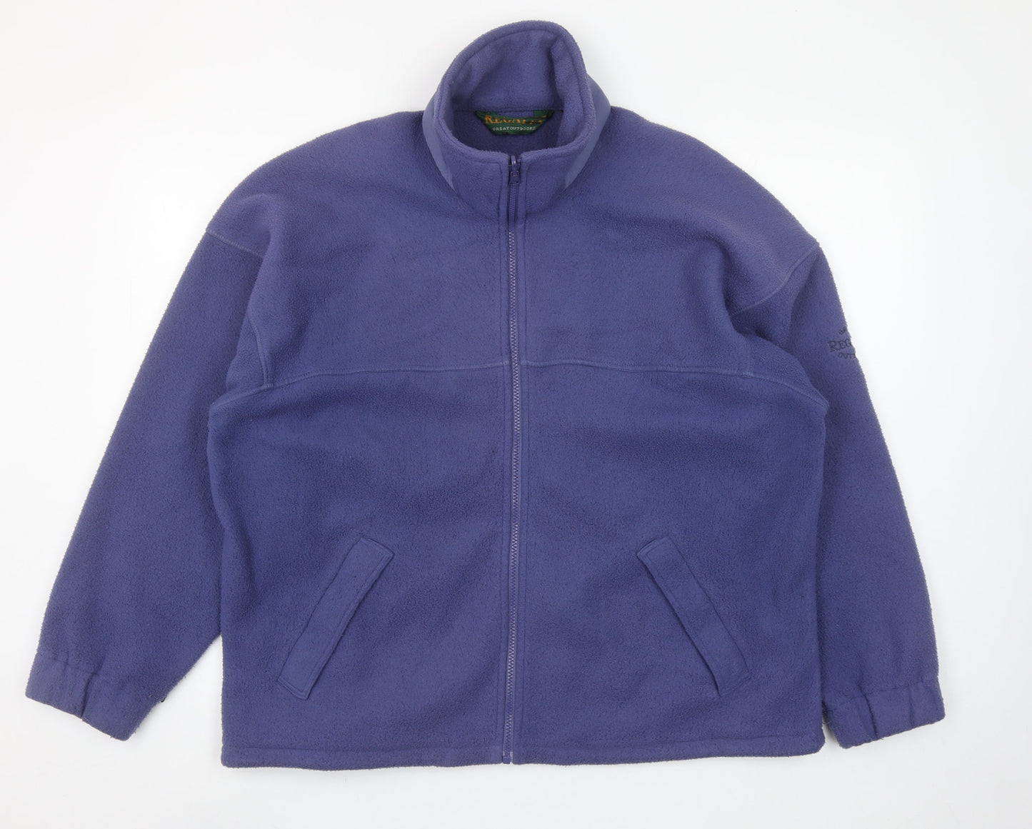 Regatta Womens Purple Fleece Full Zip Jacket UK 18 Warm Outdoor Coat