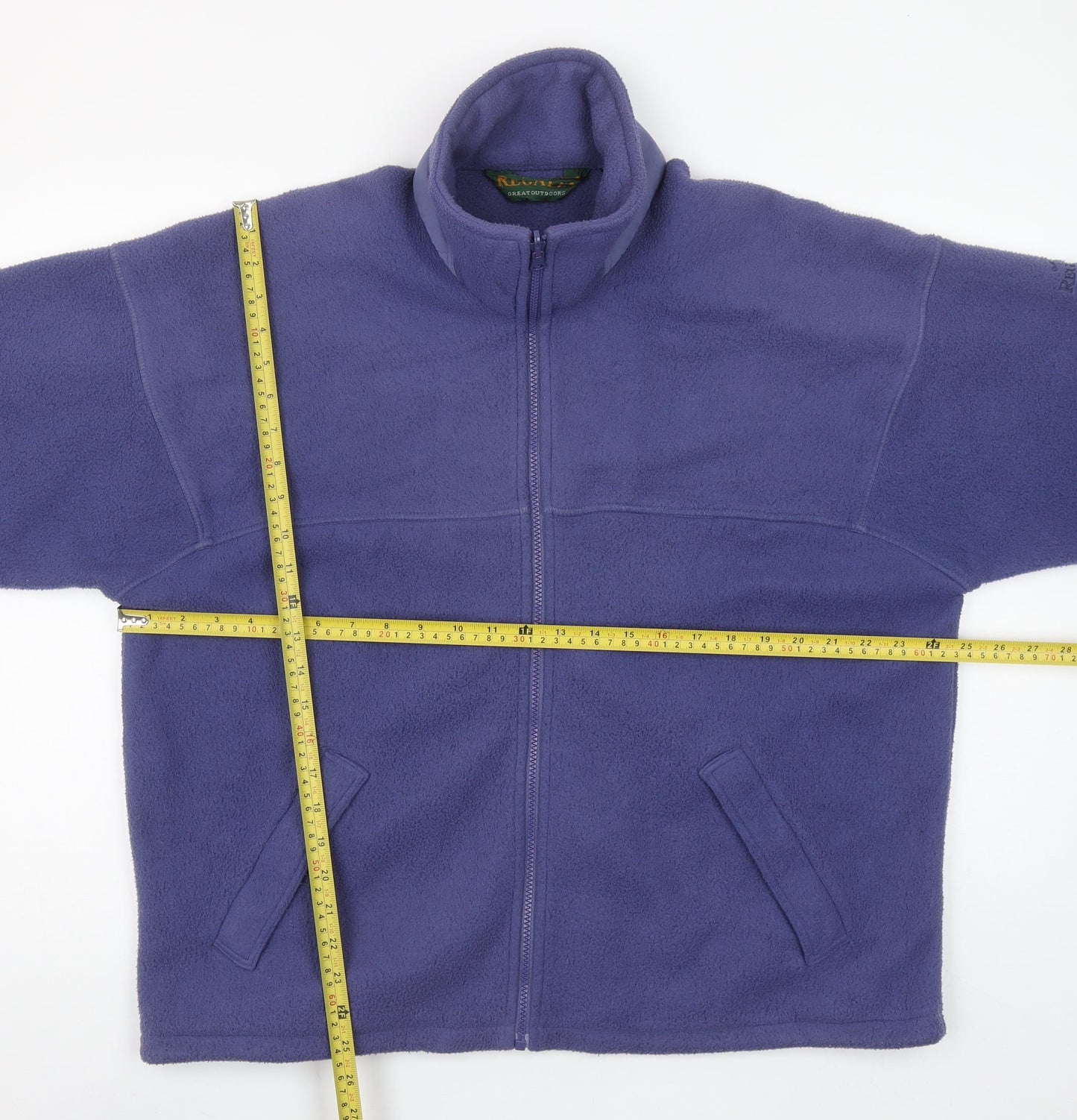 Regatta Womens Purple Fleece Full Zip Jacket UK 18 Warm Outdoor Coat