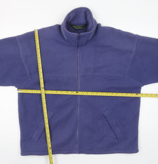 Regatta Womens Purple Fleece Full Zip Jacket UK 18 Warm Outdoor Coat