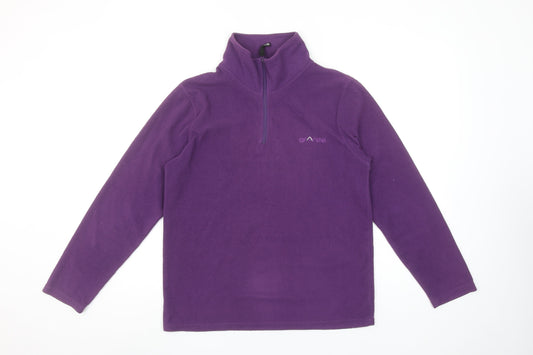 Granite Outdoors Women's Purple Fleece Pullover Sweatshirt Size M