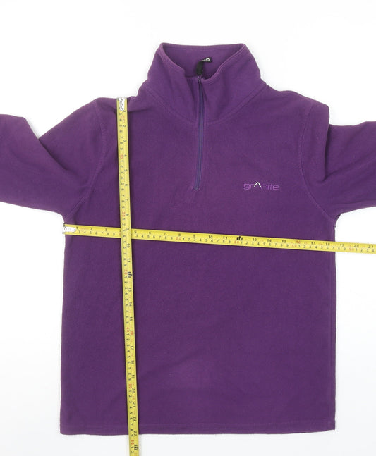 Granite Outdoors Women's Purple Fleece Pullover Sweatshirt Size M