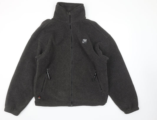 Sprayway Men’s Grey Fleece Full Zip Outdoor Jacket Size M