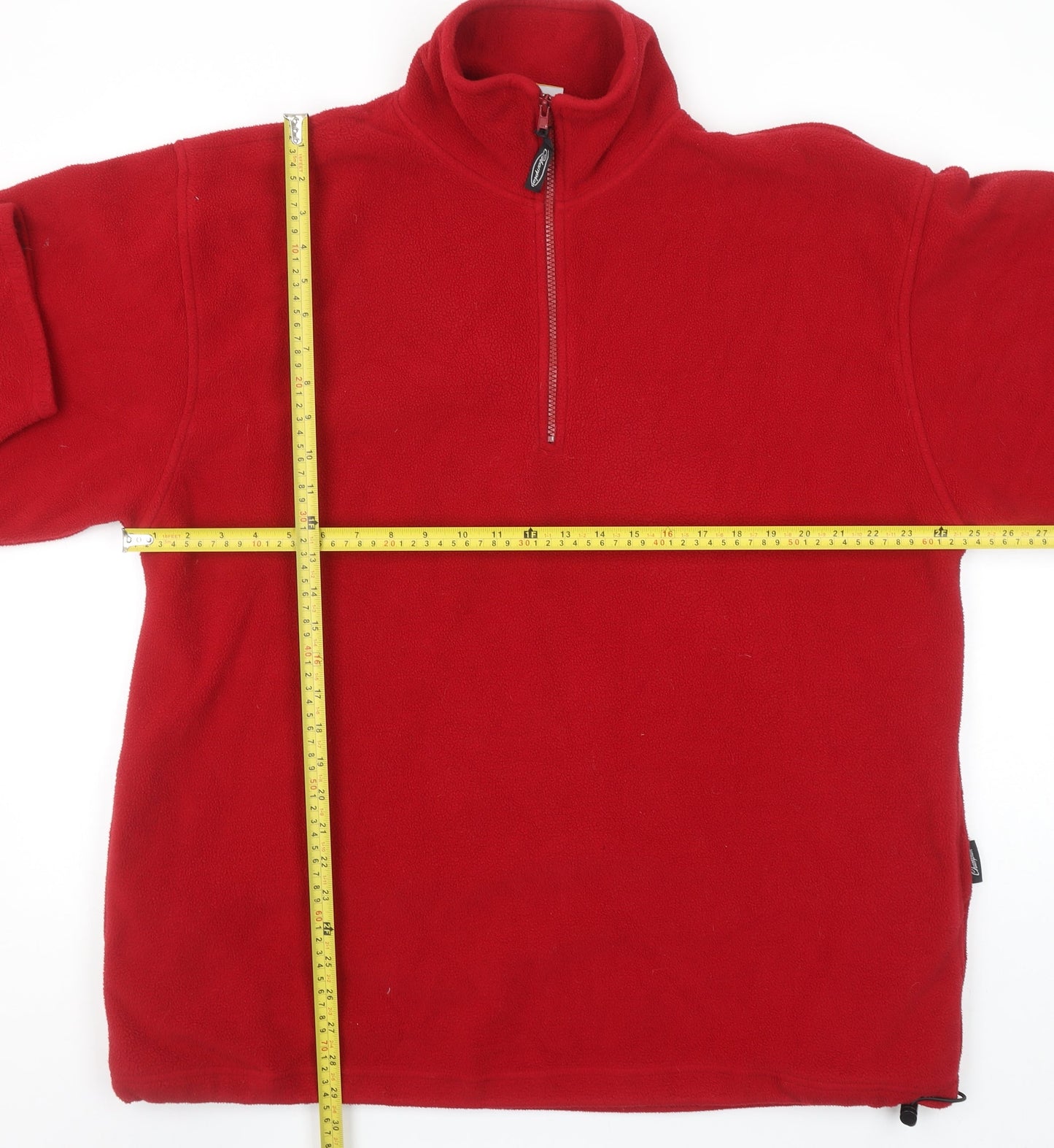 Champion Outdoor Men's Red XL Fleece 1/4 Zip Pullover Sweatshirt