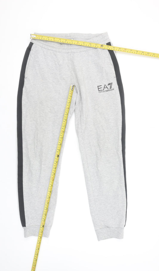 Emporio Armani EA7 Men's Grey Jogger Trousers Size S