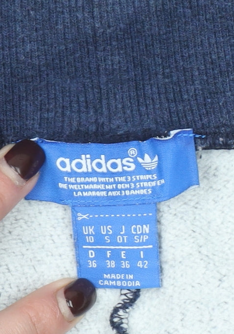 Adidas Originals Women's Navy Blue Jogger Sweatpants Size 10 Cotton Blend