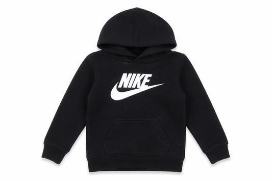 Nike Boys Black Pullover Hoodie 2-3 Years Cotton Blend Graphic Print