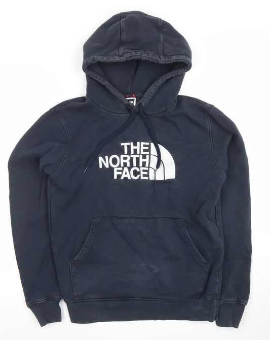 Mens UK S Regular The North Face Blue Pullover Hoodie
