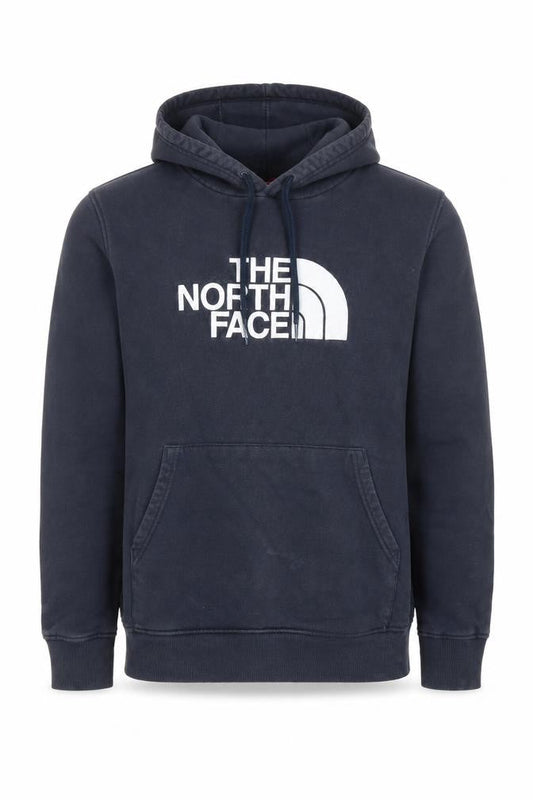Mens UK S Regular The North Face Blue Pullover Hoodie