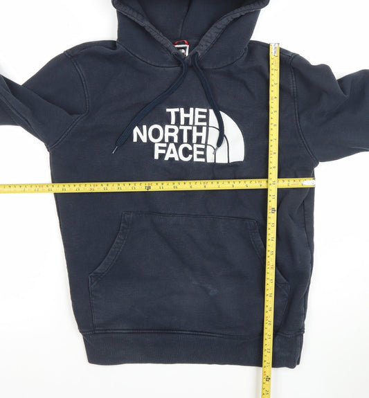 Mens UK S Regular The North Face Blue Pullover Hoodie