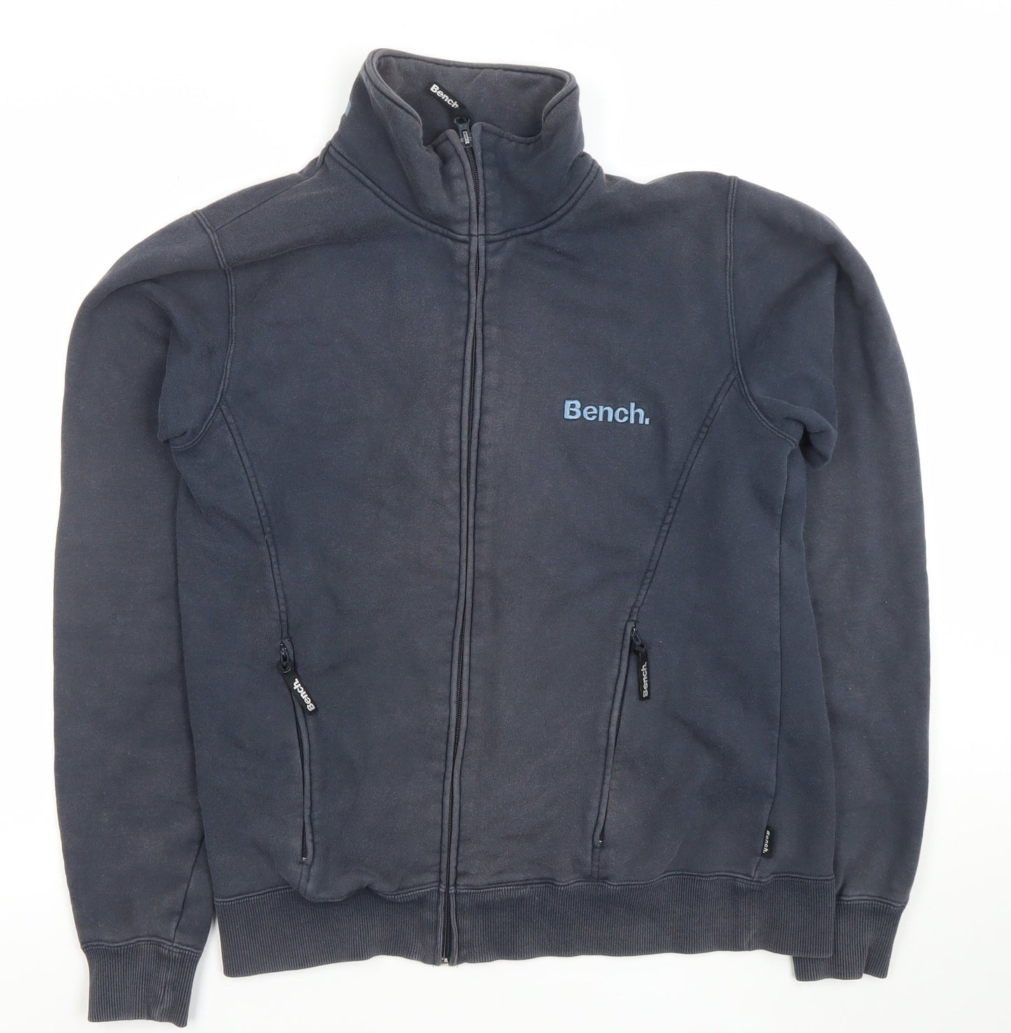 Bench Men's Blue Full Zip Sweatshirt Jacket Size M