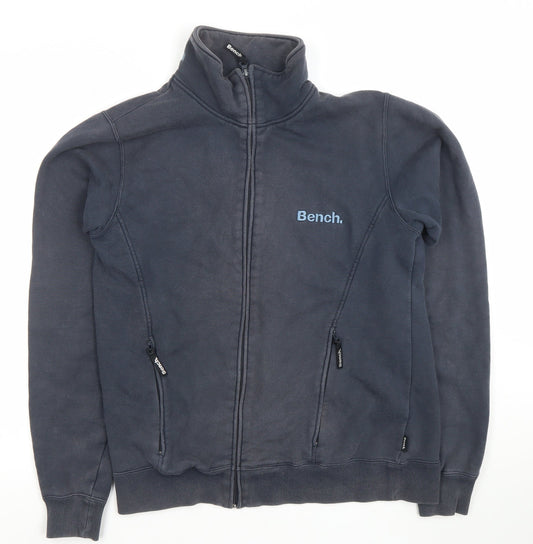 Bench Men's Blue Full Zip Sweatshirt Jacket Size M