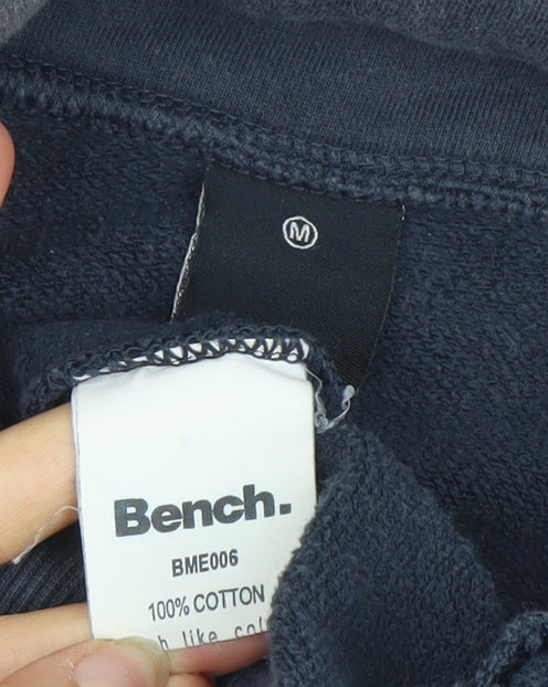 Bench Men's Blue Full Zip Sweatshirt Jacket Size M