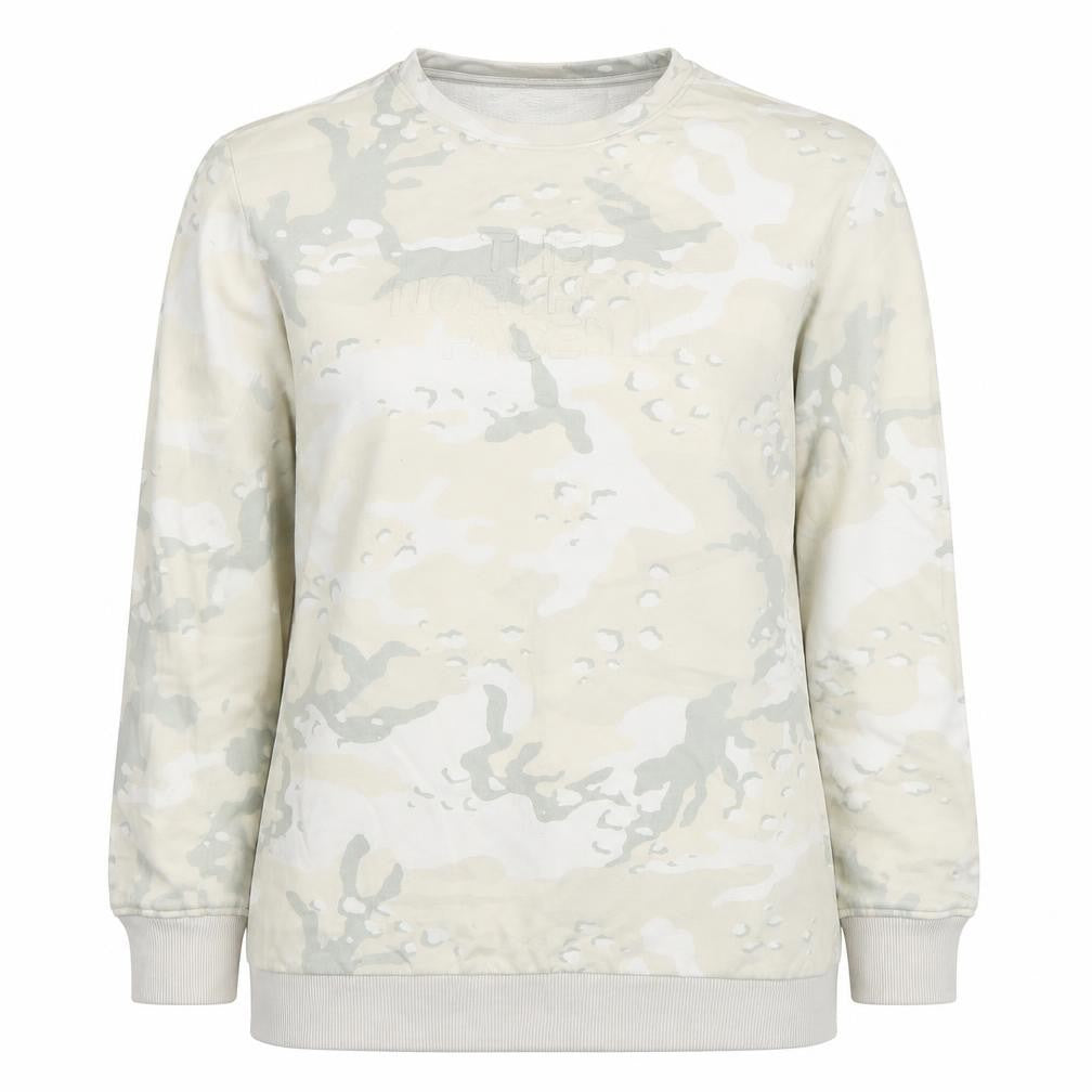 Womens UK M Regular The North Face Beige Pullover Sweatshirt
