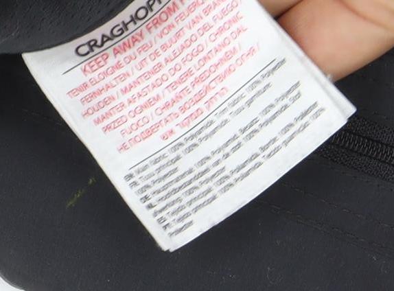 Craghoppers Men's Black Cargo Trousers Size L UK 34 Regular Fit