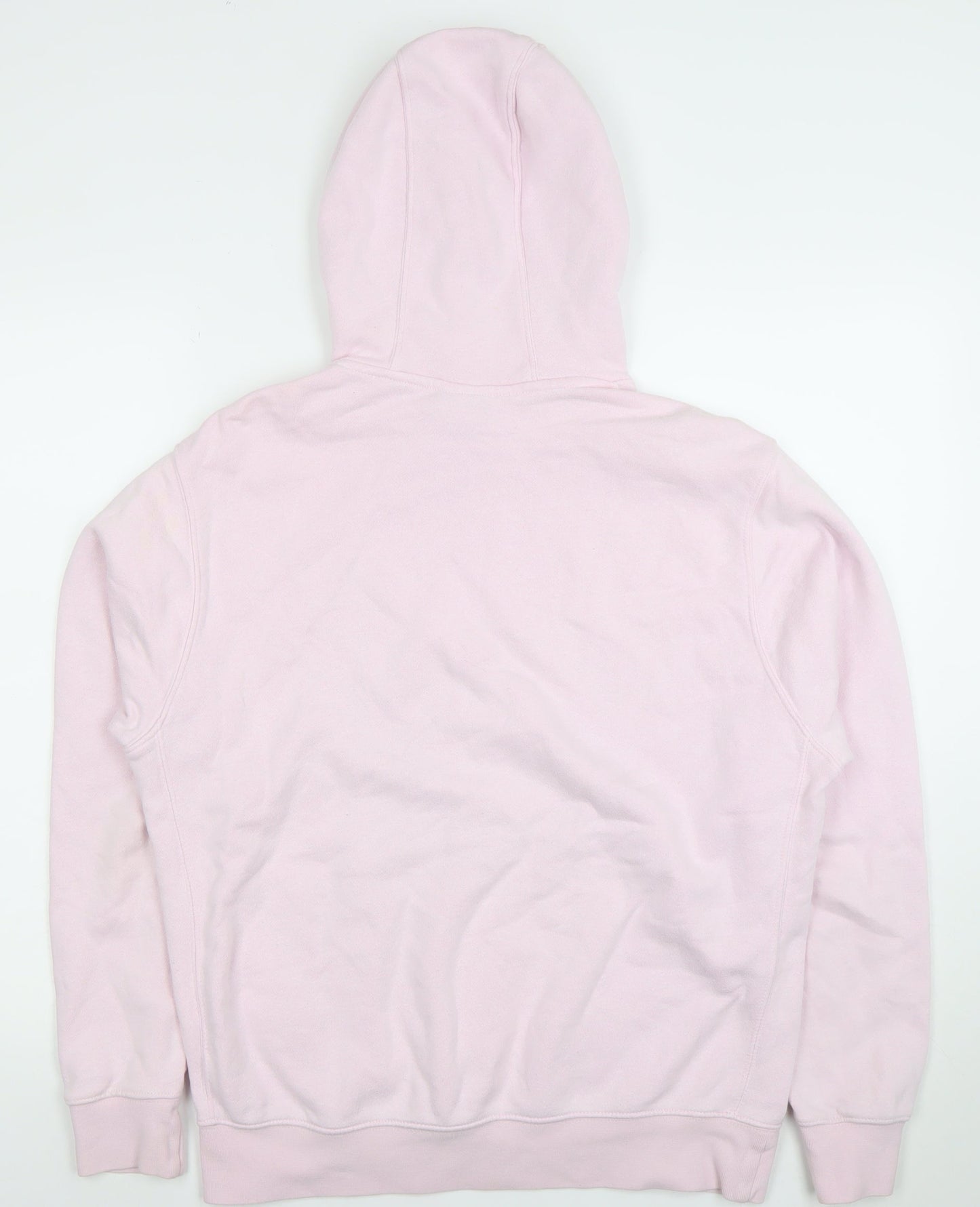 Nike Womens Pink Pullover Hoodie Size M Cotton Blend Casual