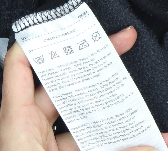 Regatta Men's Black L Full Zip Hooded Fleece Outdoor Hoodie