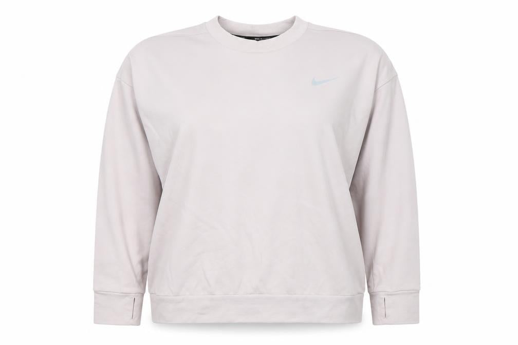 Womens UK L Regular Nike Beige Pullover Sweatshirt