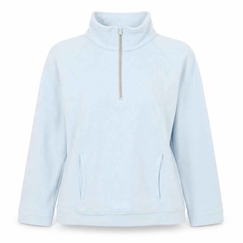 Womens UK 10 Regular Regatta Blue Pullover Sweatshirt