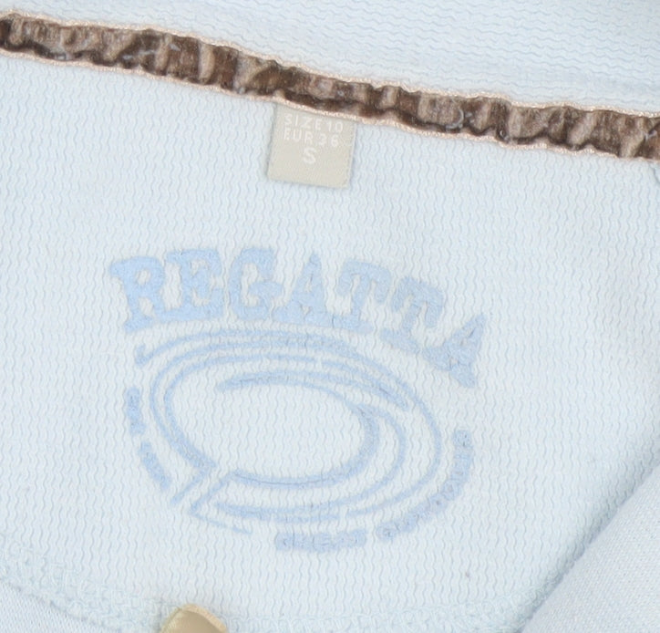 Regatta Women's Light Blue 1/2 Zip Pullover Sweatshirt Size 10