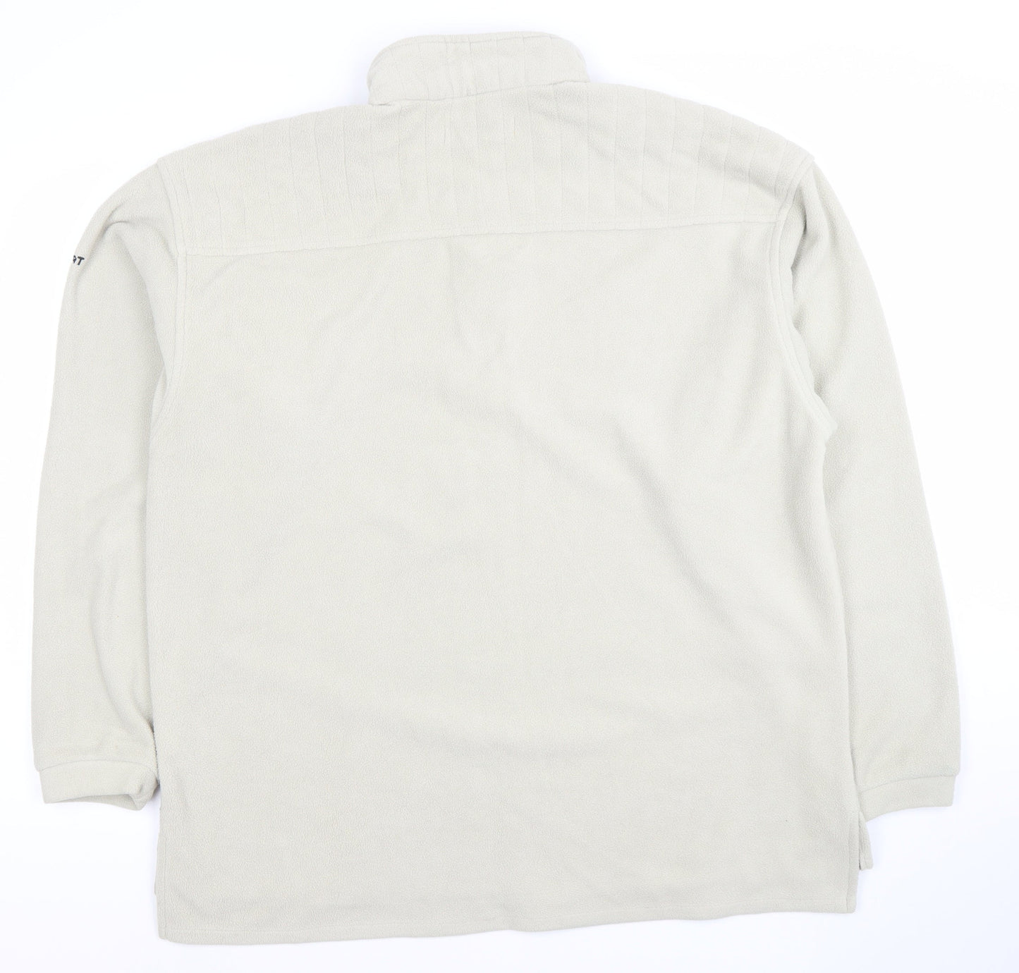 Regatta Mens Beige Fleece Pullover Sweatshirt L Outdoor 1/2 Zip