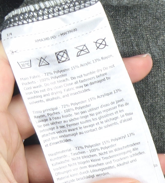 Regatta Mens Green Full Zip Hooded Jacket L Outdoor Hoodie