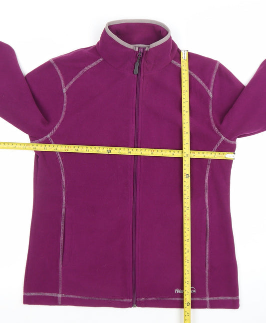 Peter Storm Women's Purple Fleece Jacket Size 12 Full Zip Lightweight Outdoor