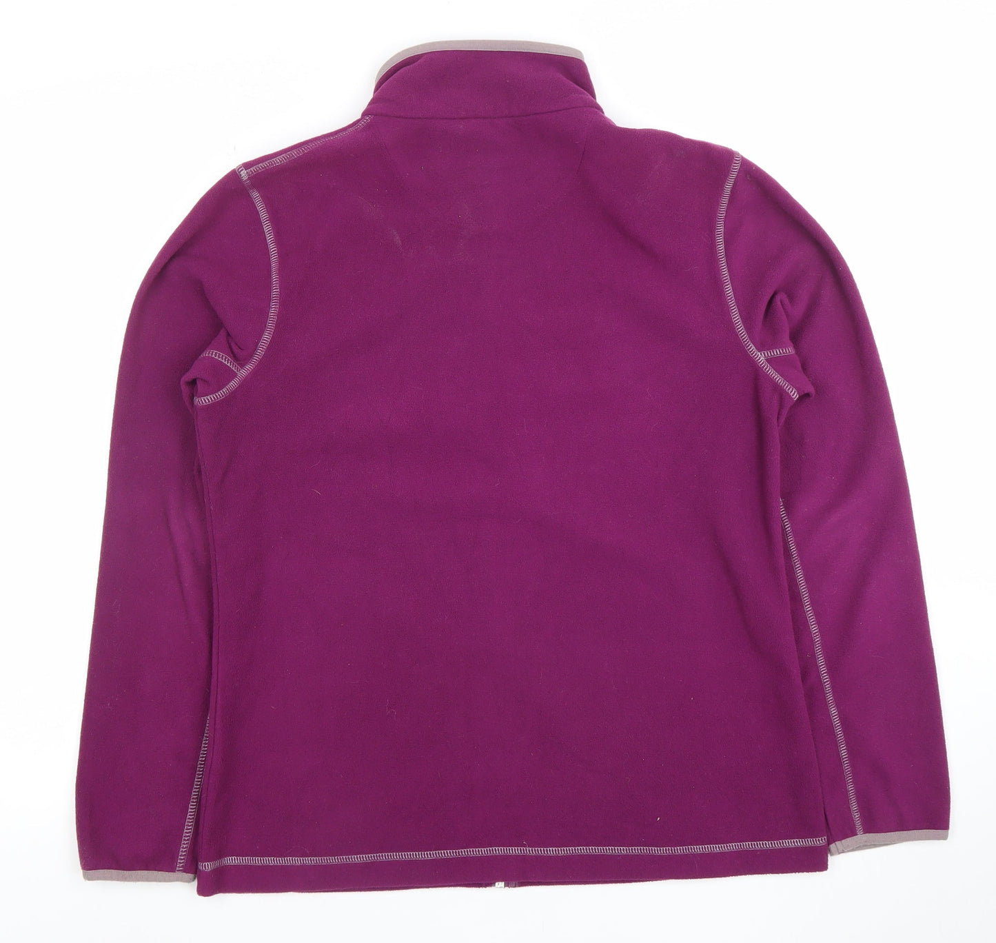 Peter Storm Women's Purple Fleece Jacket Size 12 Full Zip Lightweight Outdoor