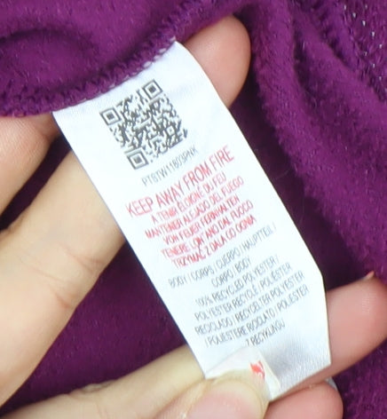 Peter Storm Women's Purple Fleece Jacket Size 12 Full Zip Lightweight Outdoor