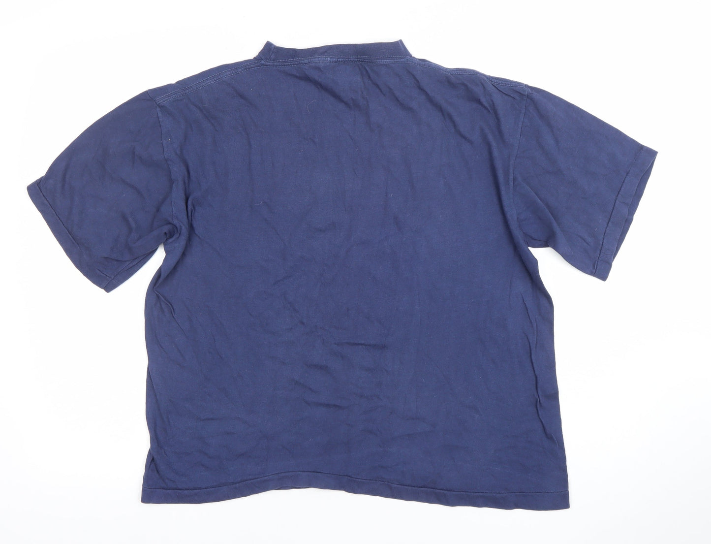 TeeJays Women’s Blue Leicester University Vintage Cotton T-Shirt L