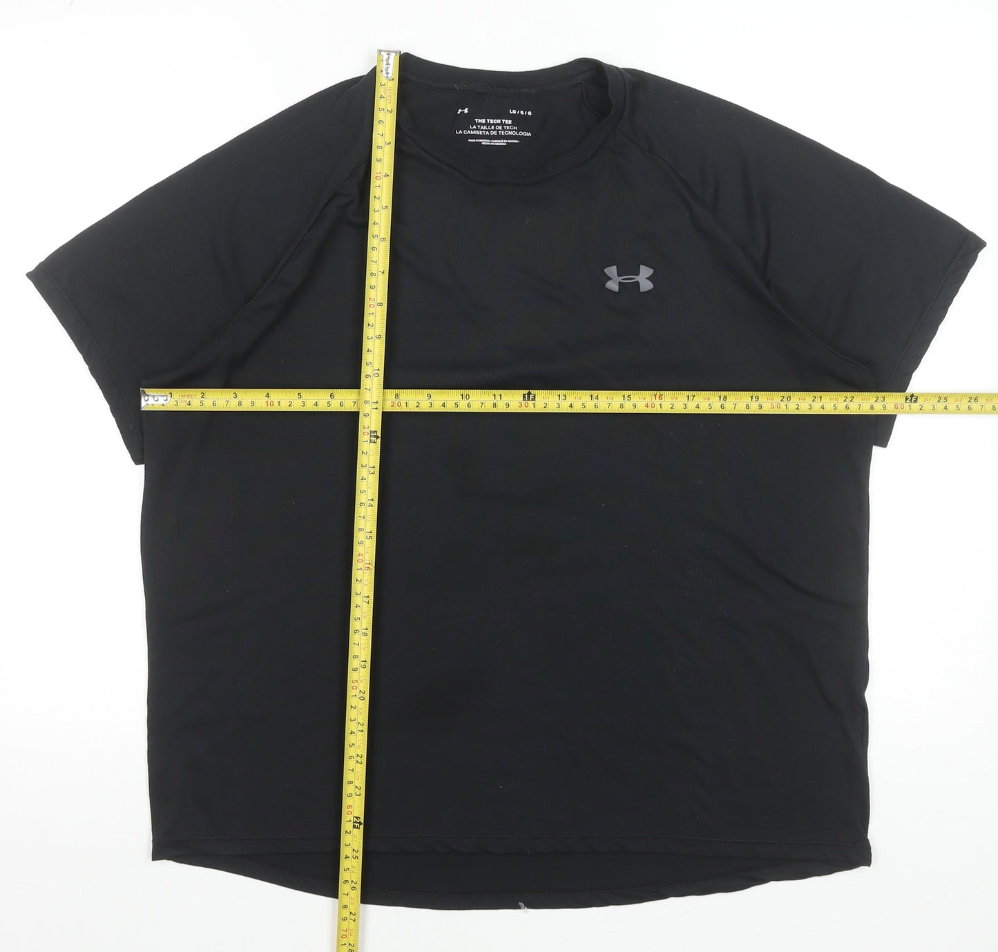 Under Armour Women's Black Large Tech Tee Short Sleeve Sports Top