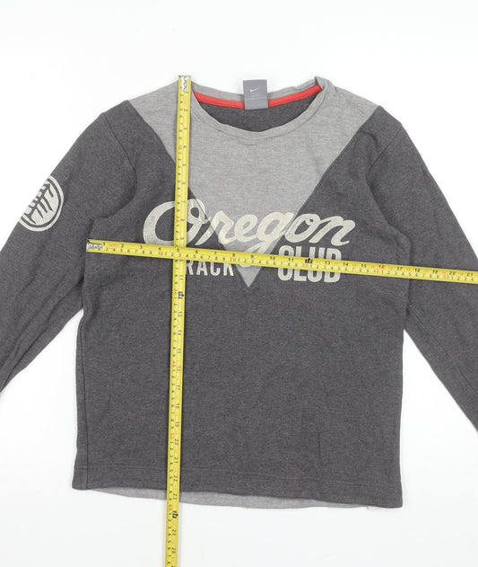 Nike Men's Grey Oregon Track Club Sweatshirt Size S Crew Neck