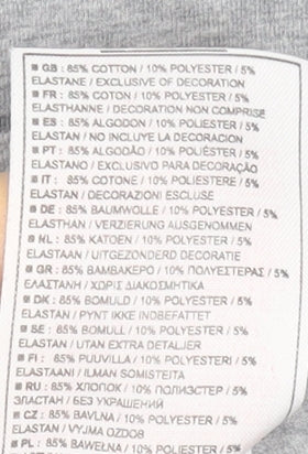 Nike Women's Grey V-Neck Short Sleeve Athletic T-Shirt XL