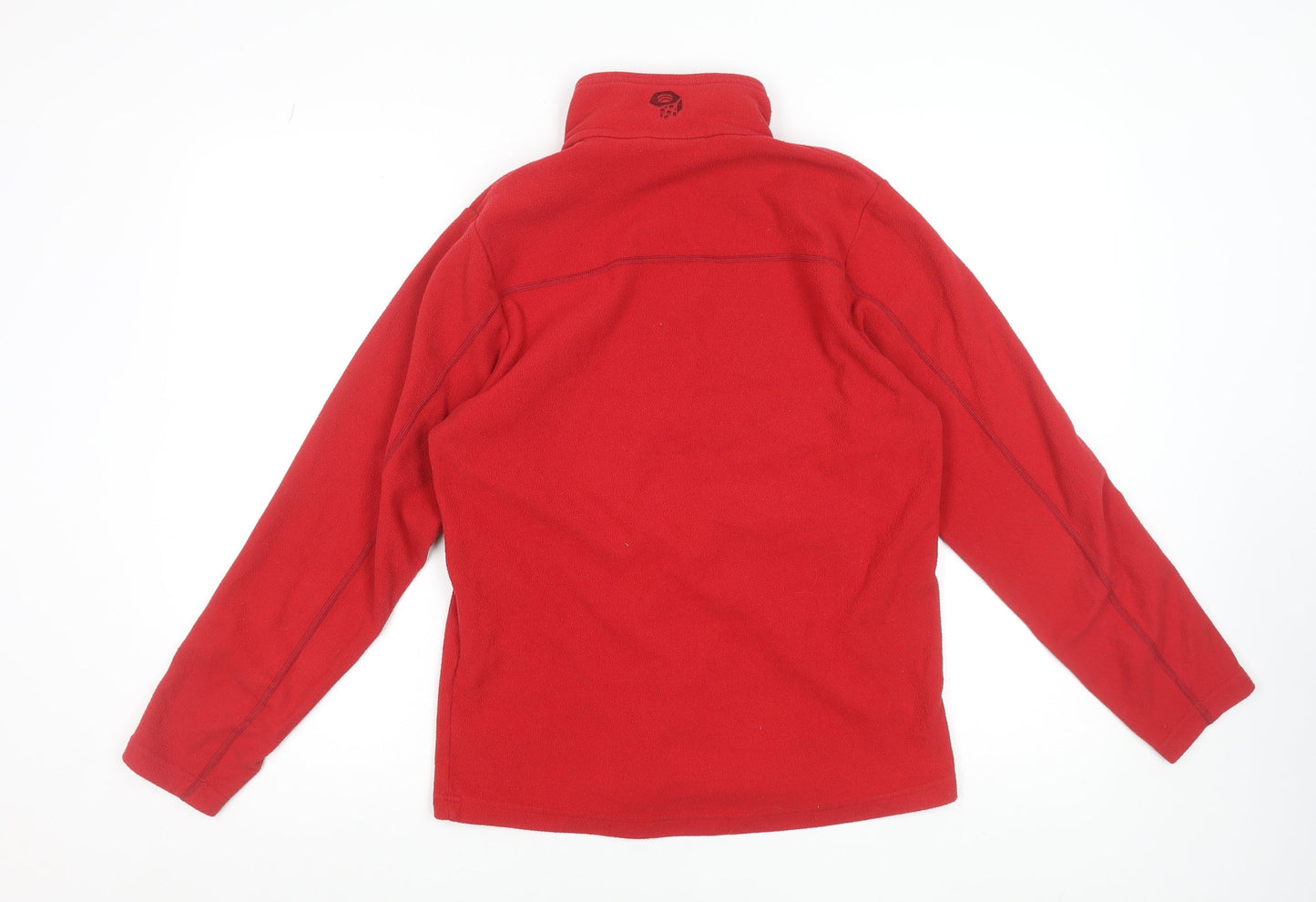 Mountain Hard Wear Men's Red Fleece 1/4 Zip Pullover Sweatshirt S