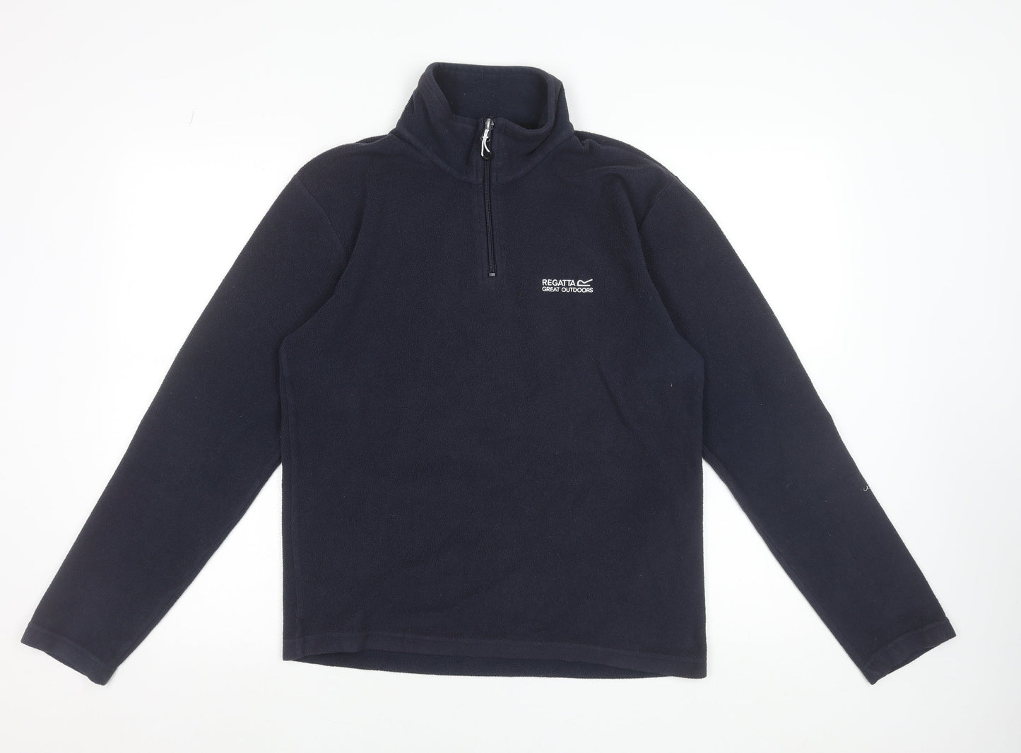 Regatta Men's Blue Fleece 1/4 Zip Pullover Sweatshirt Size S